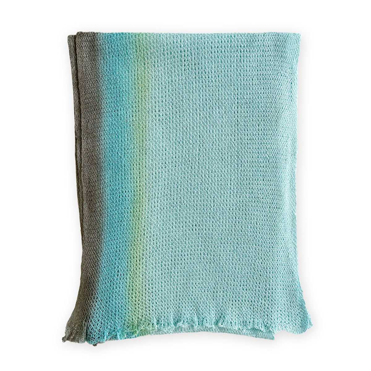 Linen-scarf-hand-painted-30x192cm-brown-blue-otta-italy-2362
