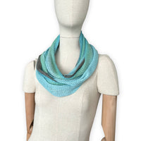 Linen-scarf-hand-painted-30x192cm-brown-blue-otta-italy-2364