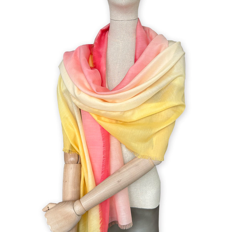 cotton-silk-scarf-hand-painted-190x70cm-yellow-pink-otta-italy-2311