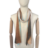 linen-scarf-hand-painted-38x196 cm-brown-blue-gray-otta-italy-2535