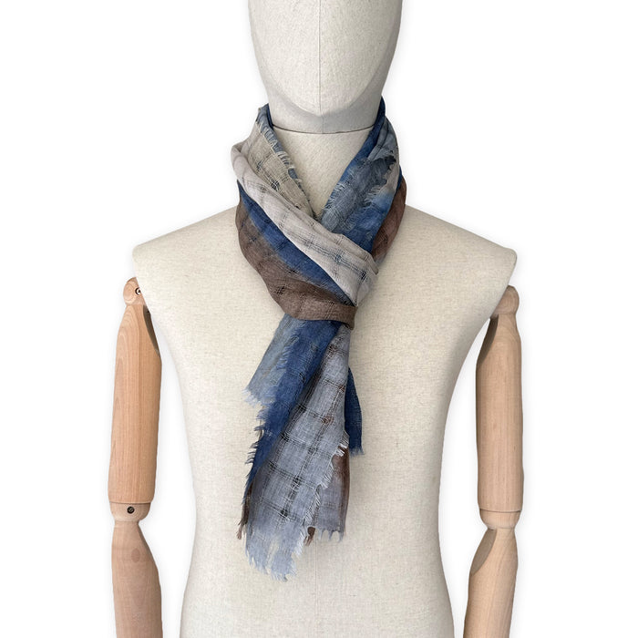 linen-scarf-hand-painted-45x182cm-brown-blue-gray-otta-italy-2561
