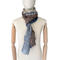 linen-scarf-hand-painted-45x182cm-brown-blue-gray-otta-italy-2561