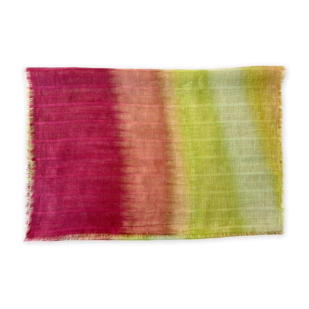  linen-scarf-hand-painted-70x193cm-green-burgundy-otta-italy-2572
