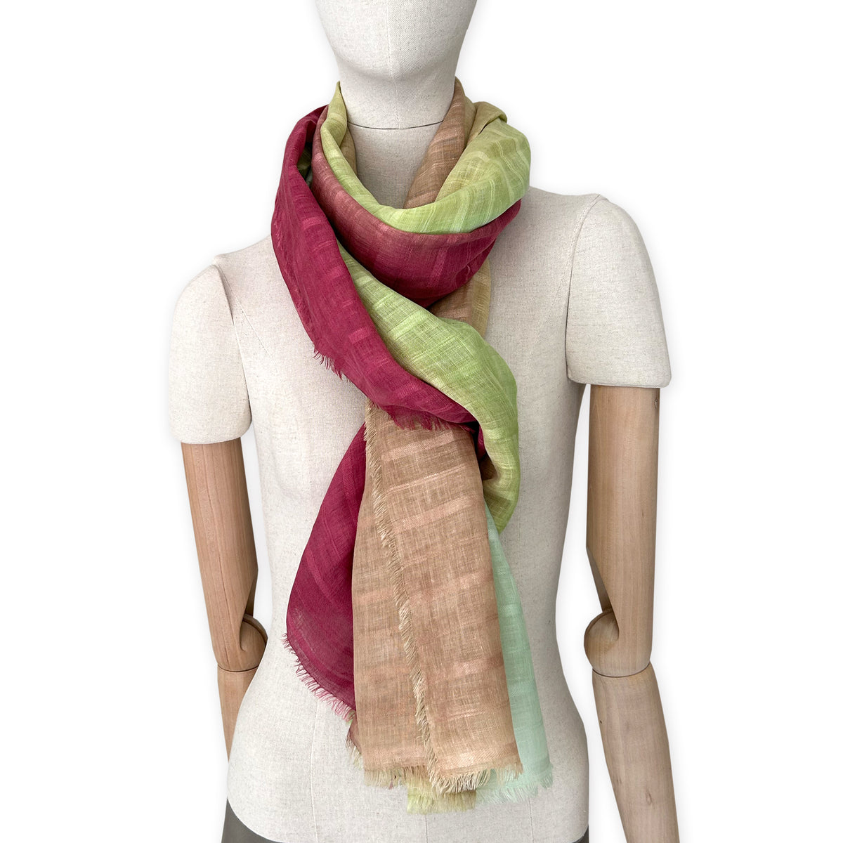 linen-scarf-hand-painted-70x193cm-green-burgundy-otta-italy-2576