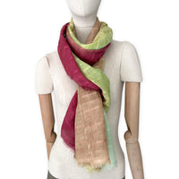  linen-scarf-hand-painted-70x193cm-green-burgundy-otta-italy-2576