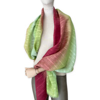  linen-scarf-hand-painted-70x193cm-green-burgundy-otta-italy-2577