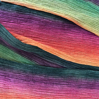 Linen-scarf-hand-painted-180x13cm-green-orange-pink-otta-italy-9