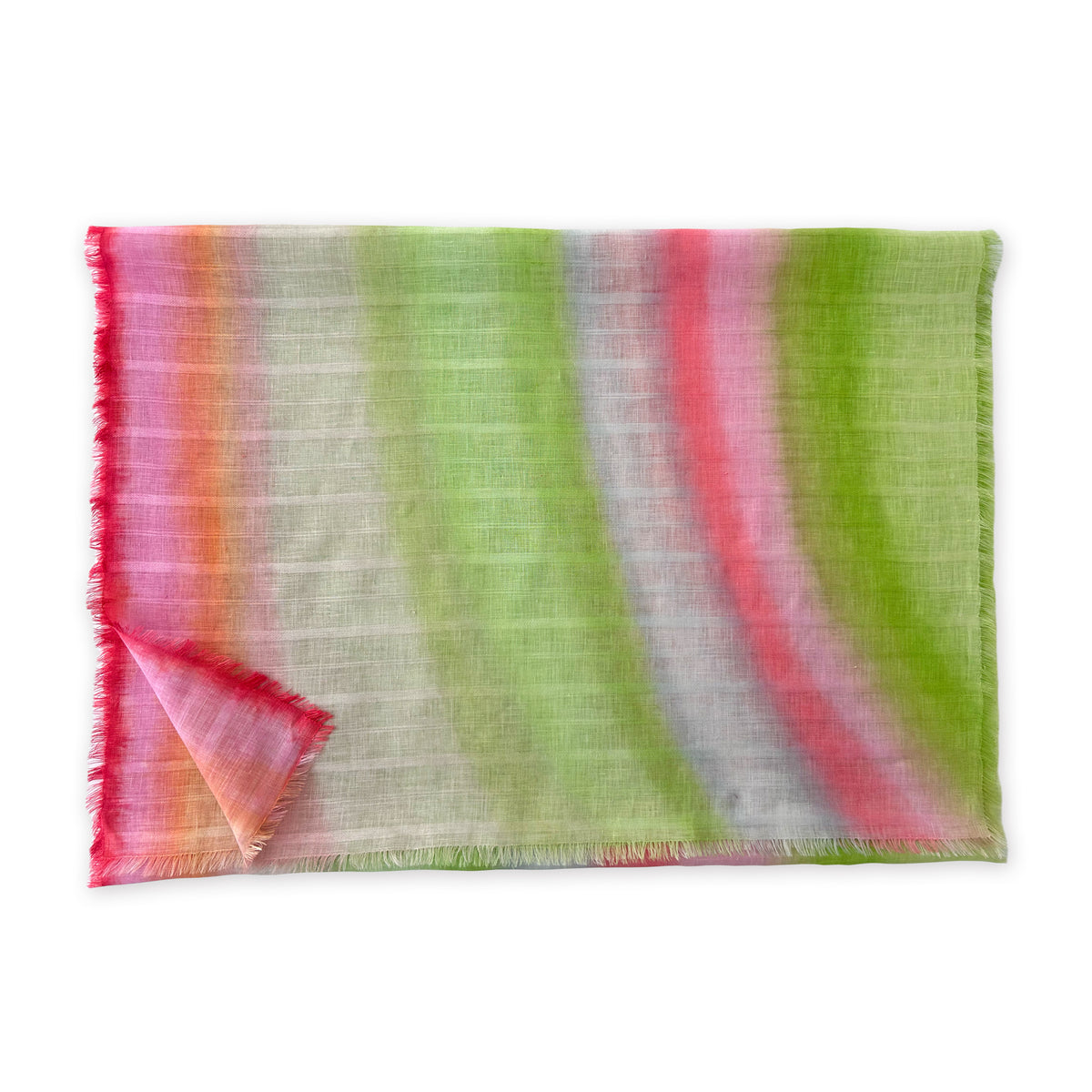 linen-scarf-hand-painted-70x193cm-green-pink-gray-otta-italy-2552