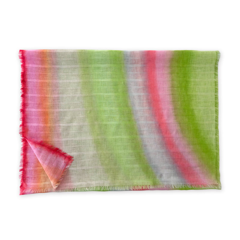 linen-scarf-hand-painted-70x193cm-green-pink-gray-otta-italy-2552