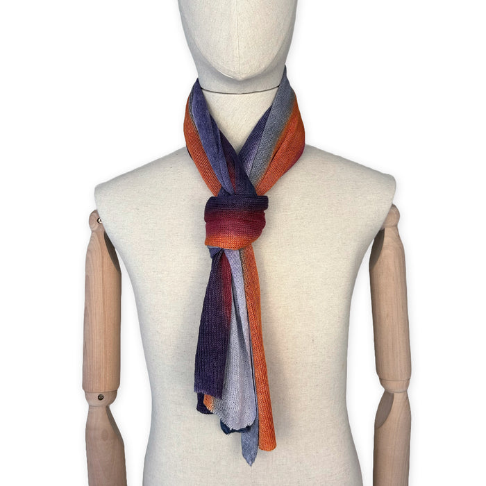 linen-scarf-hand-painted-37x196cm-purple-orange-gray-otta-italy-2521