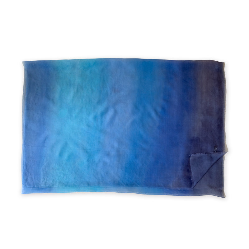 silk-scarf-hand-painted-65x180cm-blue-otta-italy
