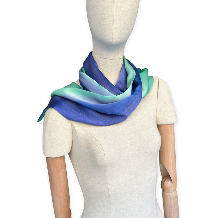 Silk Scarf - Hand-Painted - Sussurro Primaverile