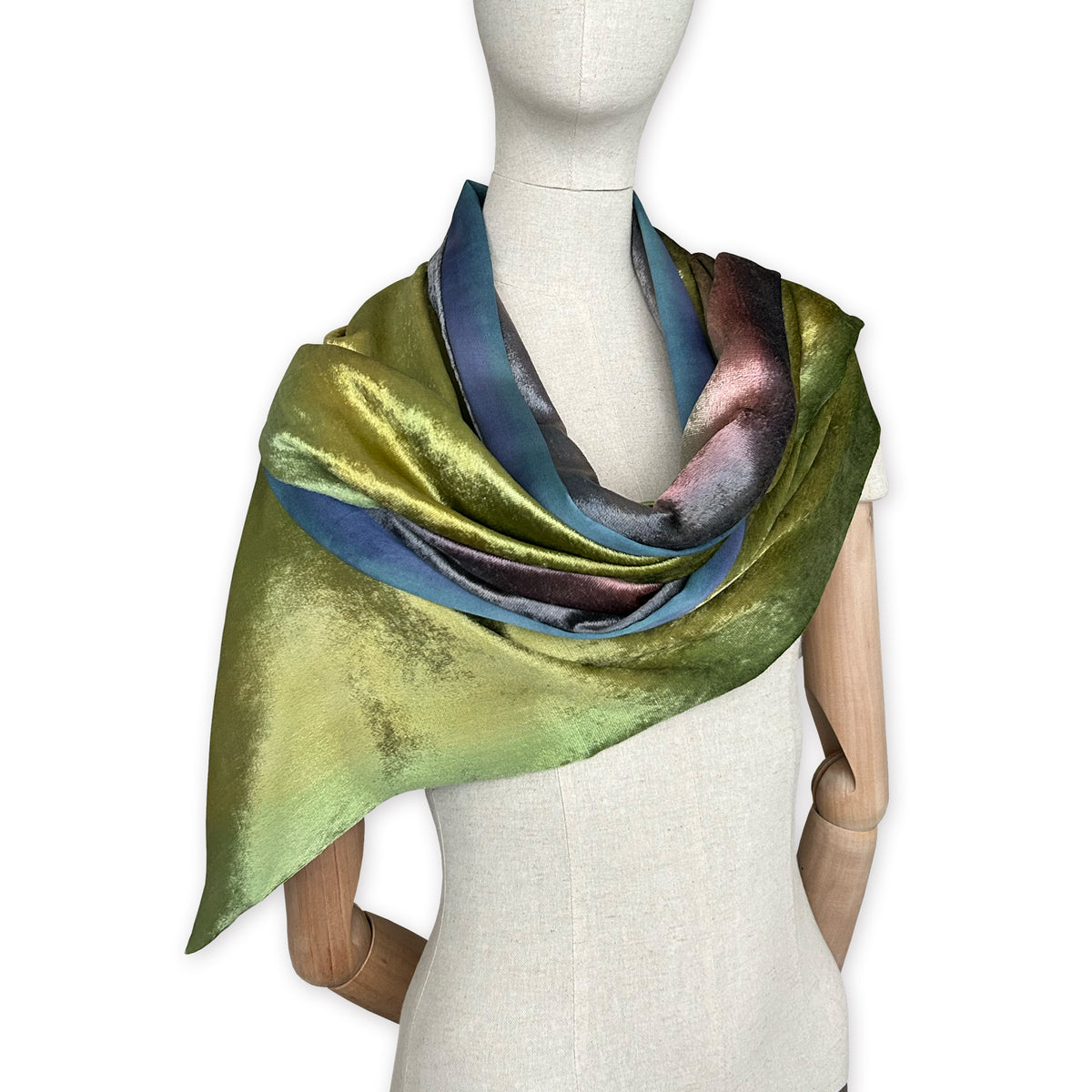 velvet-scarf-hand-painted-184x32cm-green-blue-otta-italy-2421