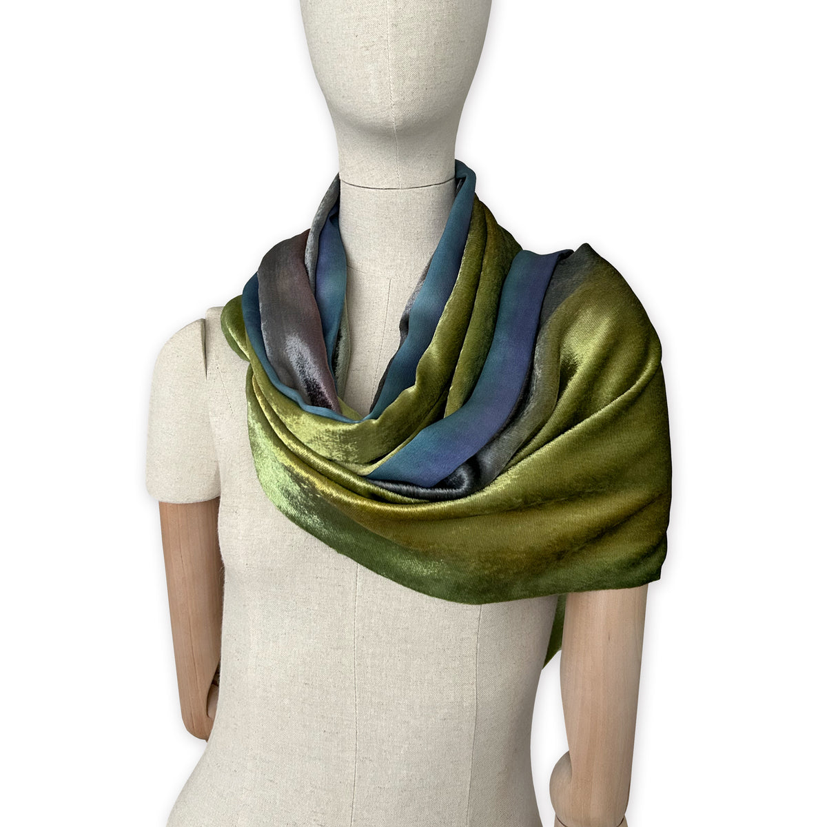 velvet-scarf-hand-painted-184x32cm-green-blue-otta-italy-2426