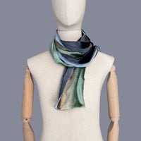 Velvet Scarf - Hand-Painted - Luminosi Momenti