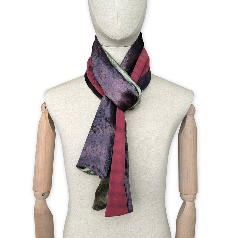 velvet-scarf-hand-painted-180x27cm-green-violet-otta-italy-2331
