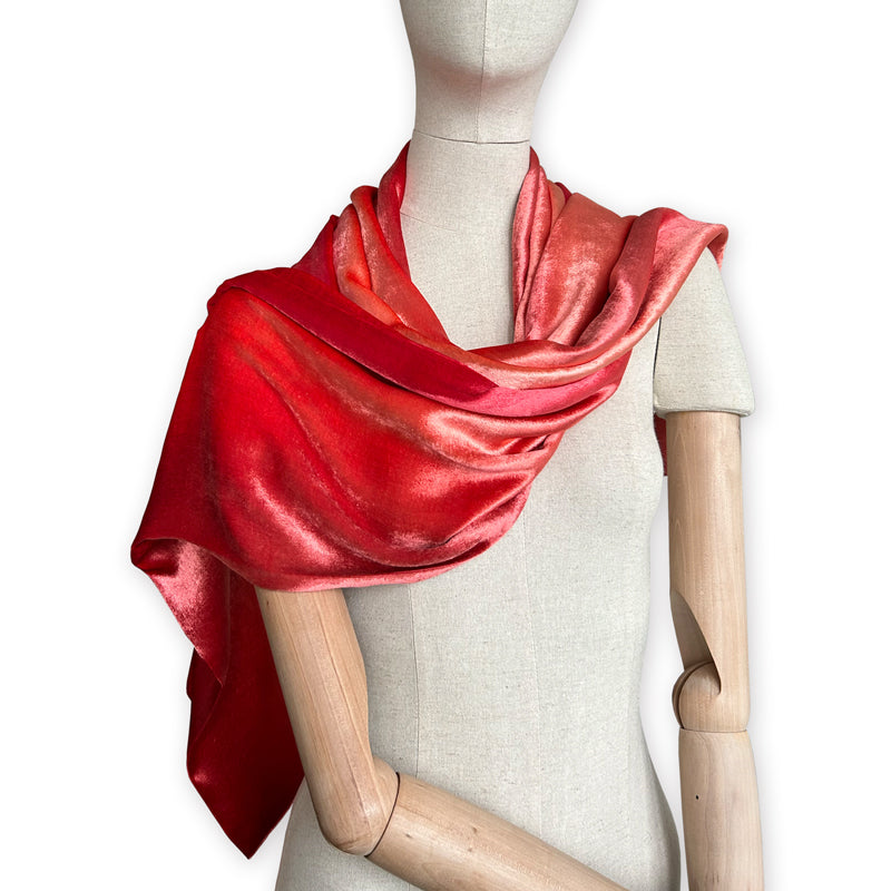velvet-scarf-hand-painted-185x30cm-red-otta-italy-2321