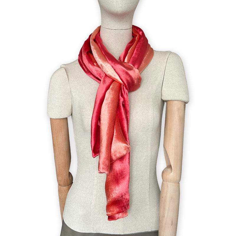 velvet-scarf-hand-painted-185x30cm-red-otta-italy-2323