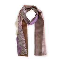 Silk-wool-scarf-hand-painted-168x29cm-pink-brown-otta-italy-2231