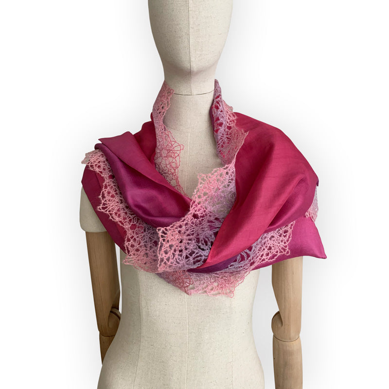  silk-wool-scarf-hand-painted-168x29cm-pink-otta-italy-2213