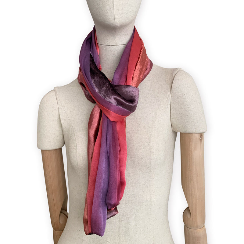velvet-scarf-hand-painted-178x15cm-pink-otta-italy-2213