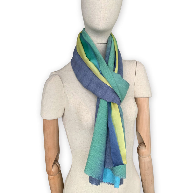  wool-cashmere-scarf-hand-painted-195x68cm-blue-green-otta-italy-2313