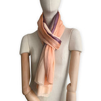 wool-cashmere-scarf-hand-painted-185x58cm-peach-otta-italy-2243