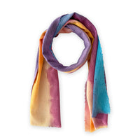Wool-scarf-hand-painted-50x182cm-violet-pink-otta-italy-2111